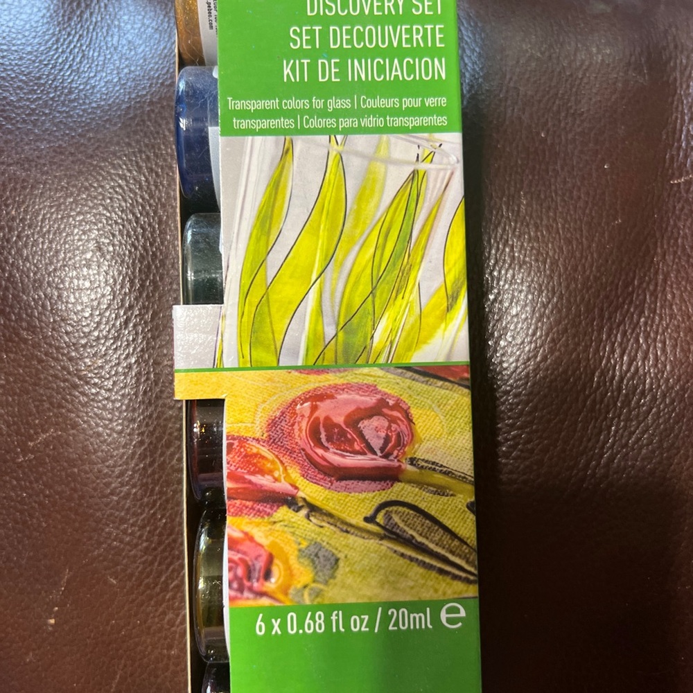 Pebeo Vitrail  Discovery Set of 6-20ml. Bottles